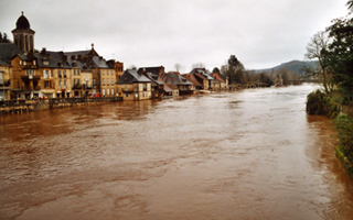 Inondation-Vallée-Vézère-Dordogne