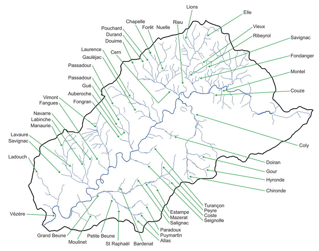 Affluents De La Dordogne En 4 Lettres Historique | Syndicat Vézère Dordogne